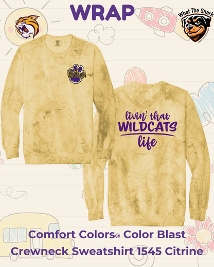 WRAP Livin' the Wildcats Life Crew Neck