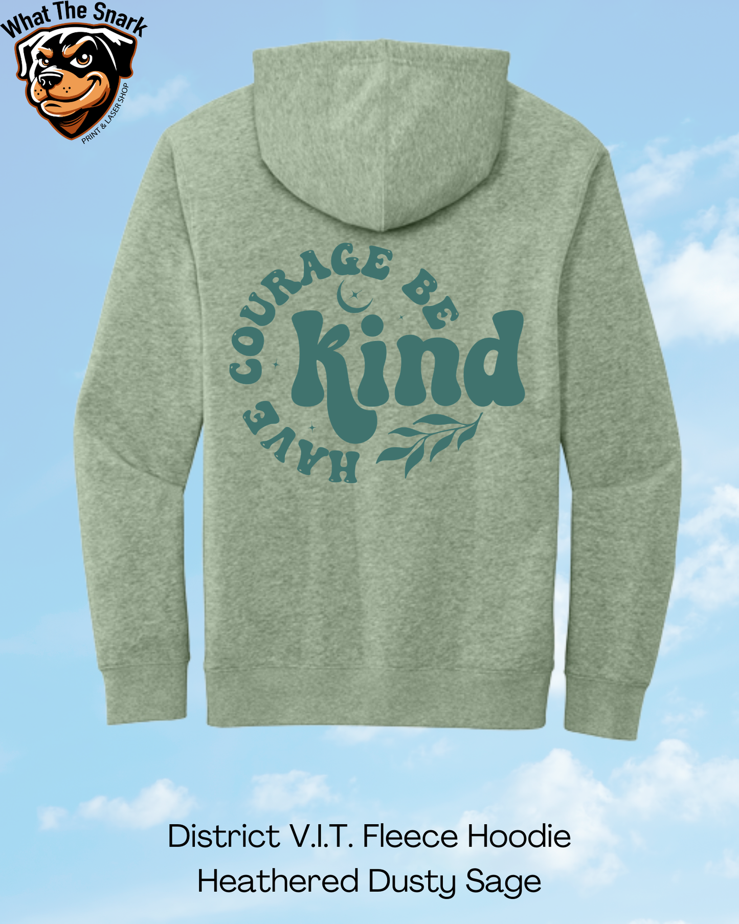 Have Courage Be Kind Circle Hoodie