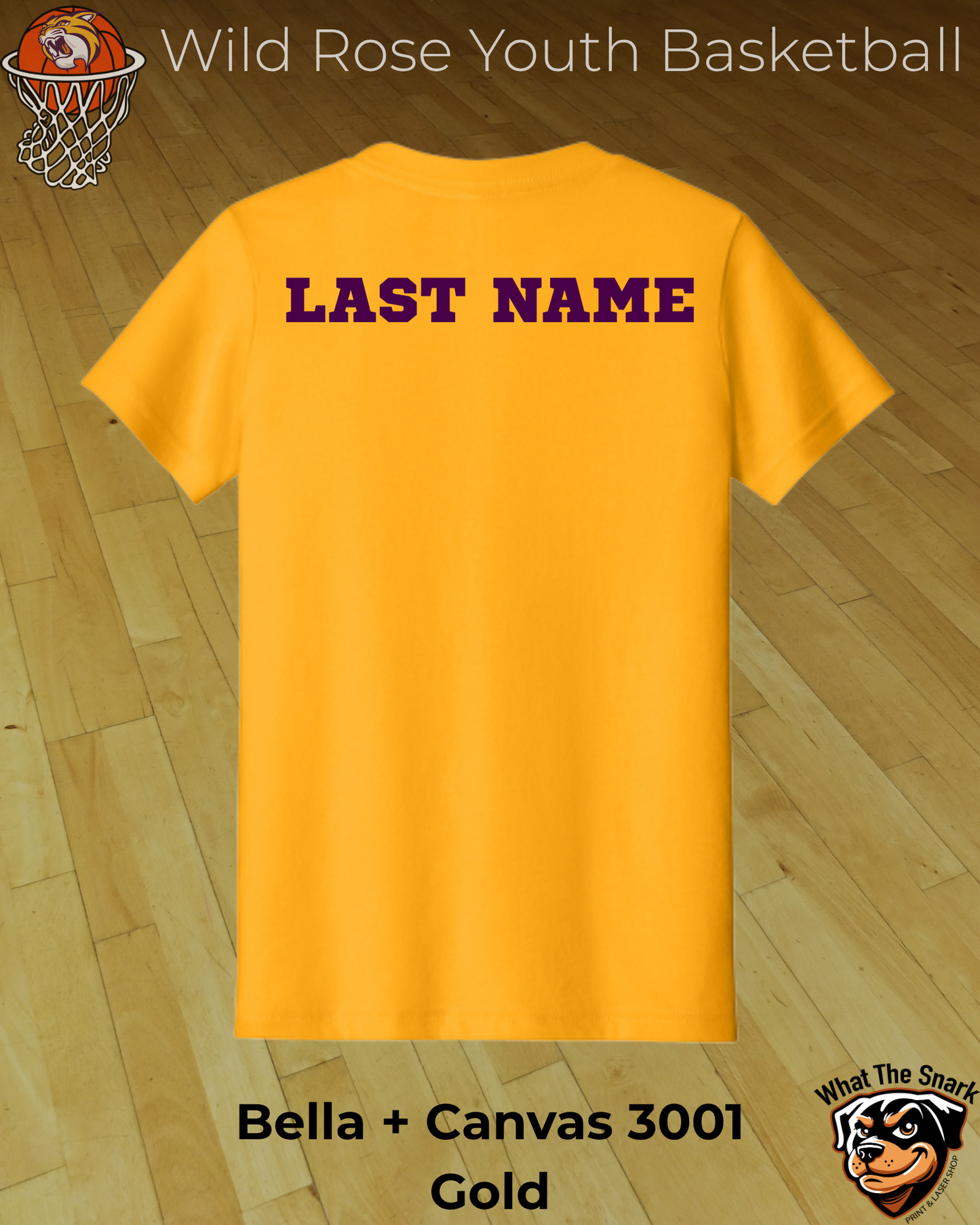 Wildcat Basketball Wordburst Tee