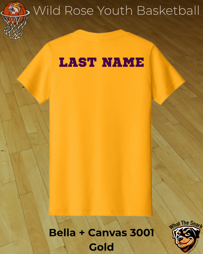 Wildcat Basketball Wordburst Tee