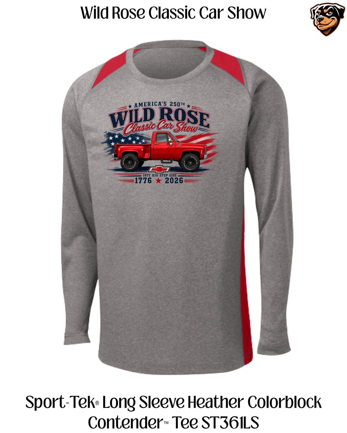 WR Classic Car Show 250th Anniversary Colorblock long sleeve