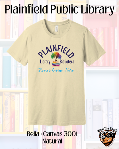 Plainfield Public Library Logo Short Sleeve