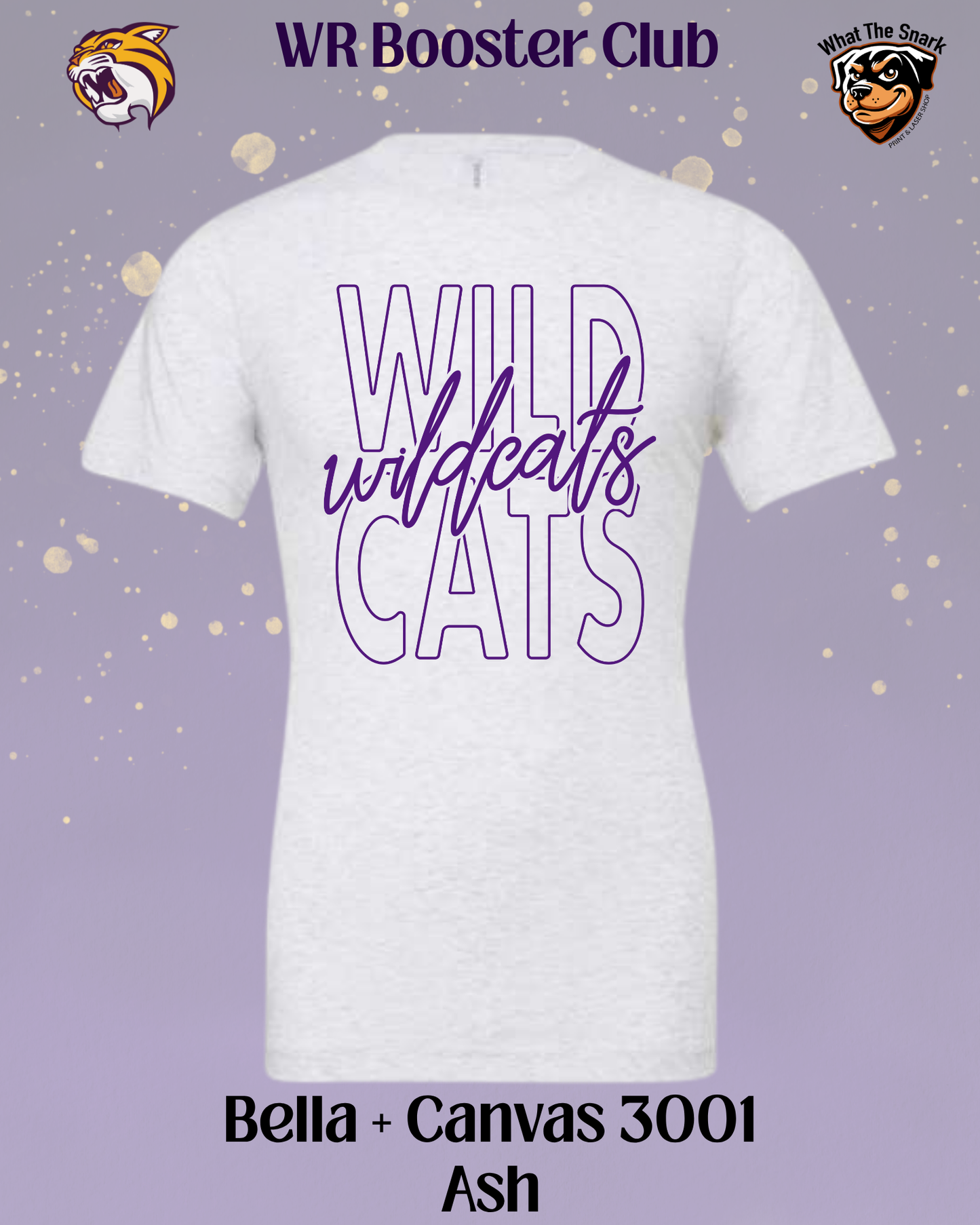 Wildcats Classic Script Overlay Tee