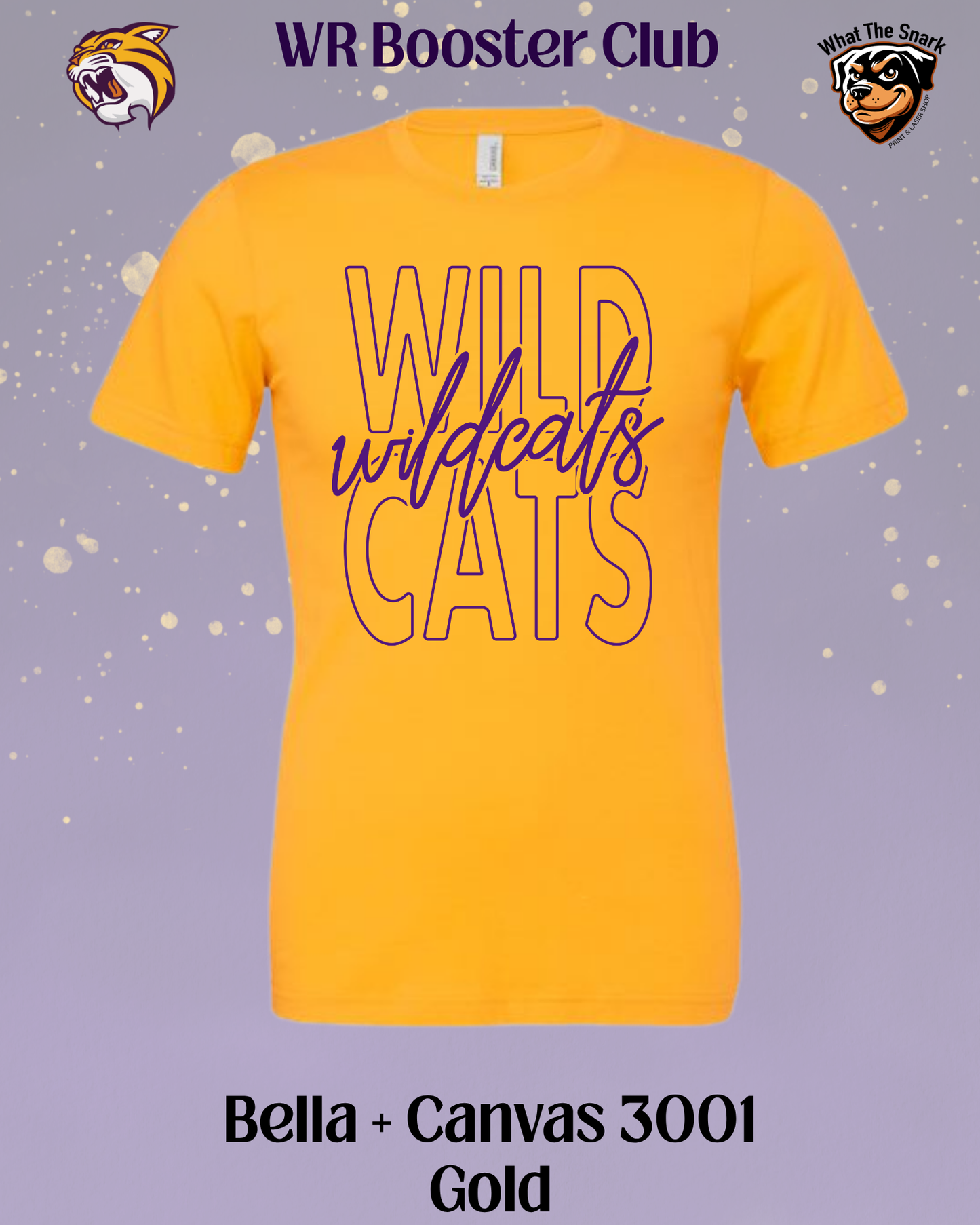 Wildcats Classic Script Overlay Tee