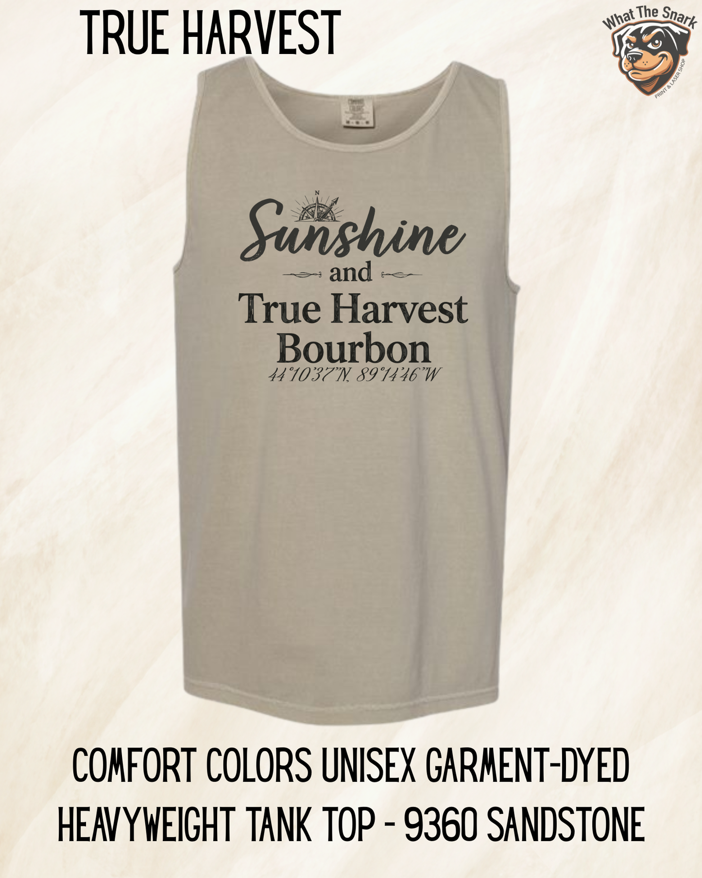 Sunshine and True Harvest Bourbon Unisex Tank