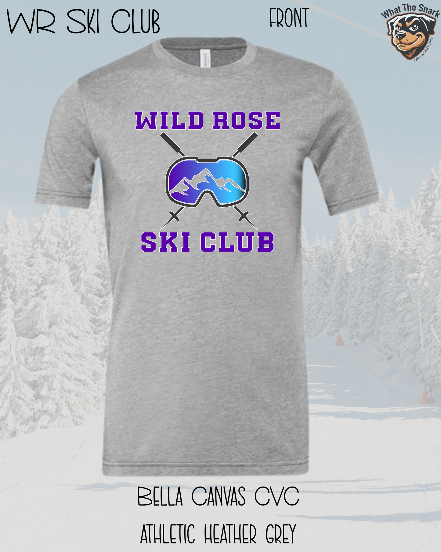 WR Ski Club Logo Adult Tee