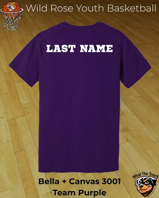 Wildcat Basketball Wordburst Tee