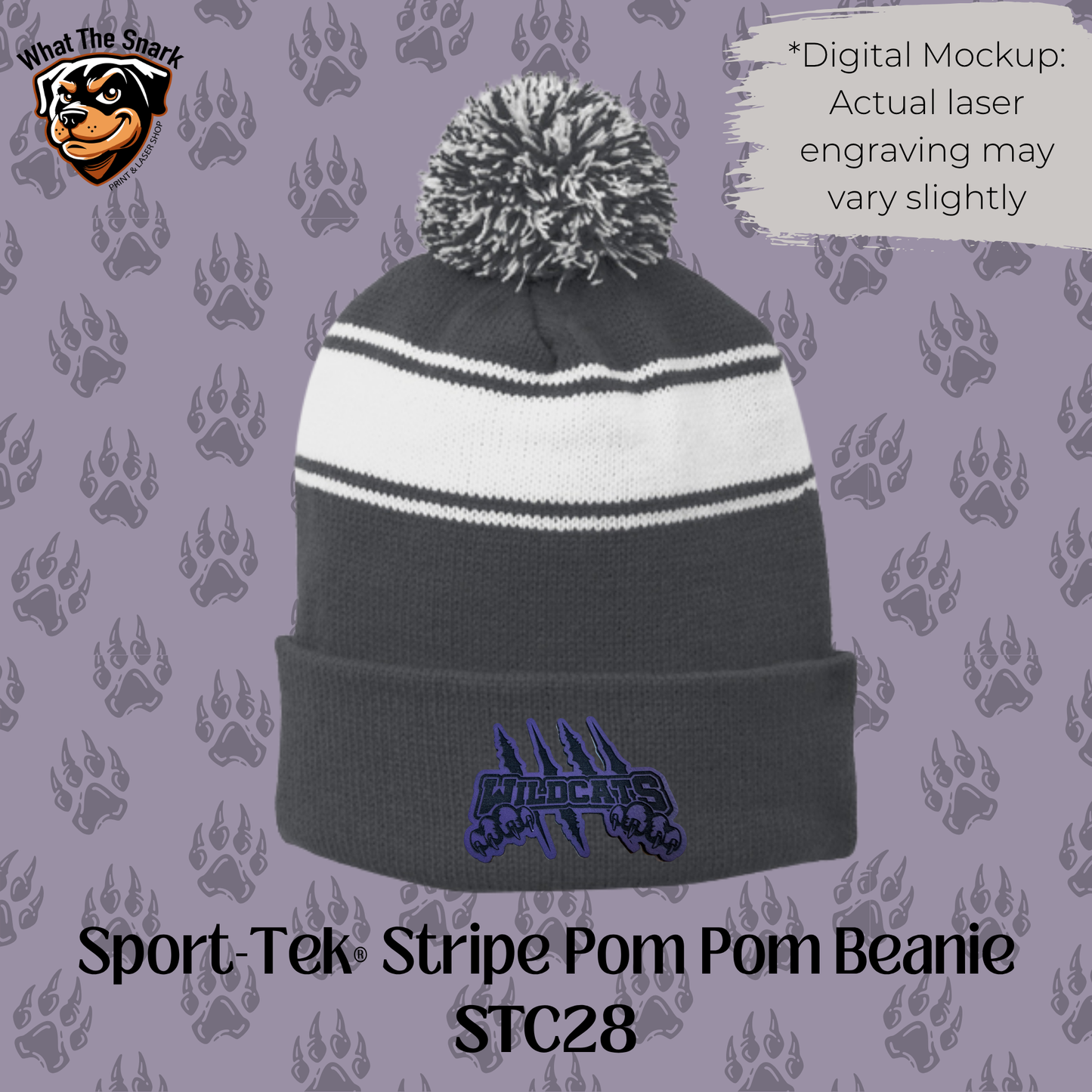 Wildcats Strike Pom Pom Beanie