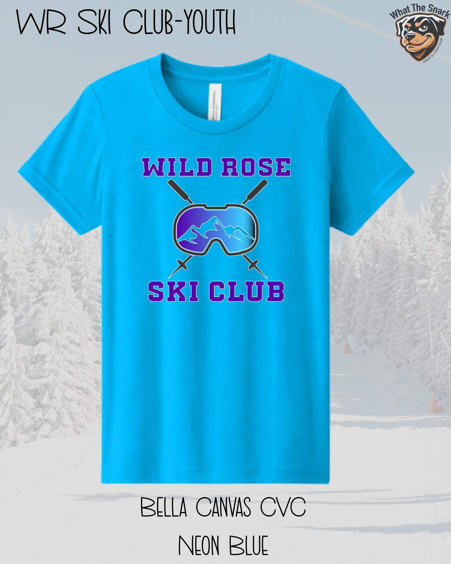 WR Ski Club Youth Googles Tee