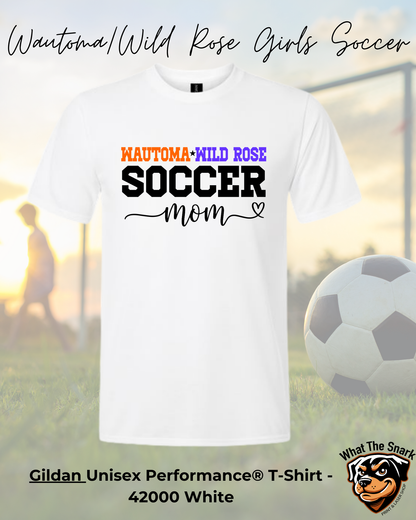 WWR Girls Soccer Mom Script Performance Tshirt