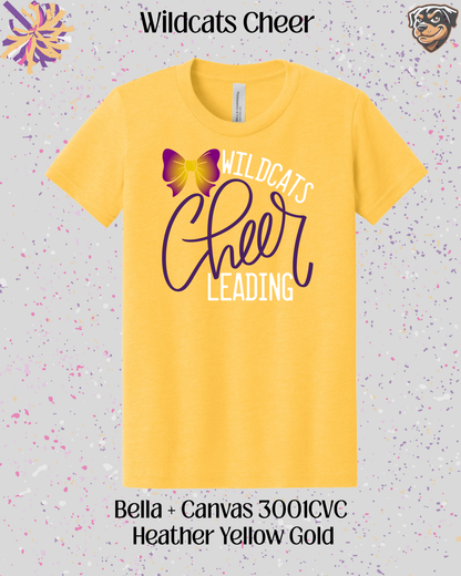 Wildcats Cheerleading Adult Tee
