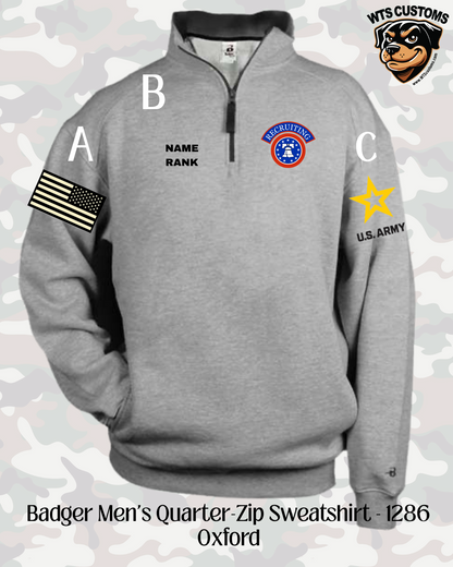 Recruiting Logo Badger 1/4 Zip