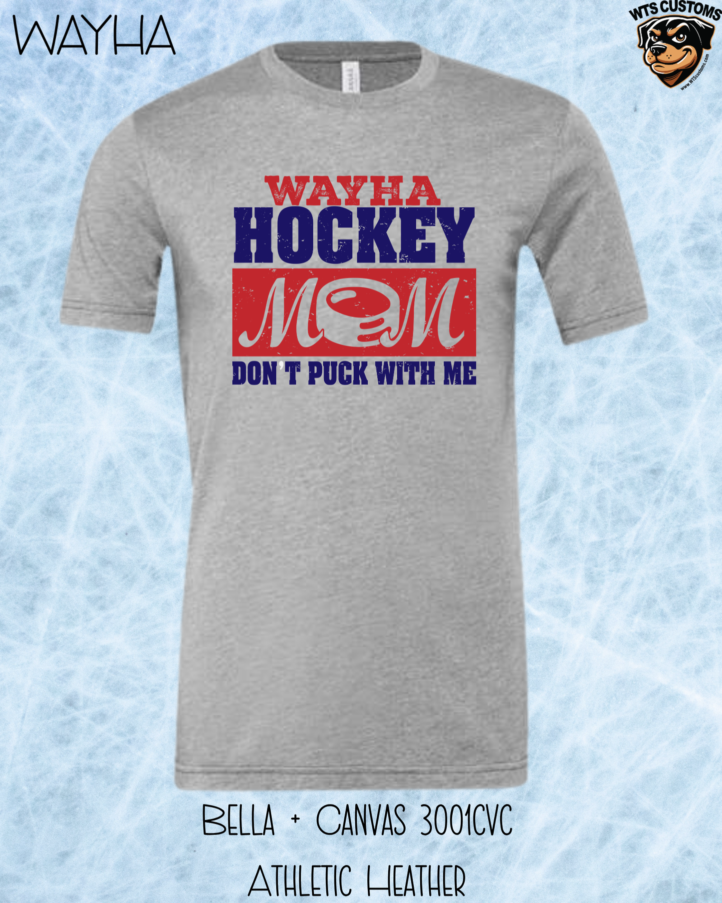 WAYHA Mom, Don't Puck With Me Tee