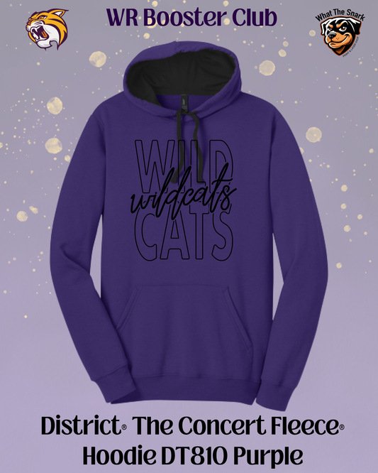 Wildcats Classic Script Overlay Hoodie