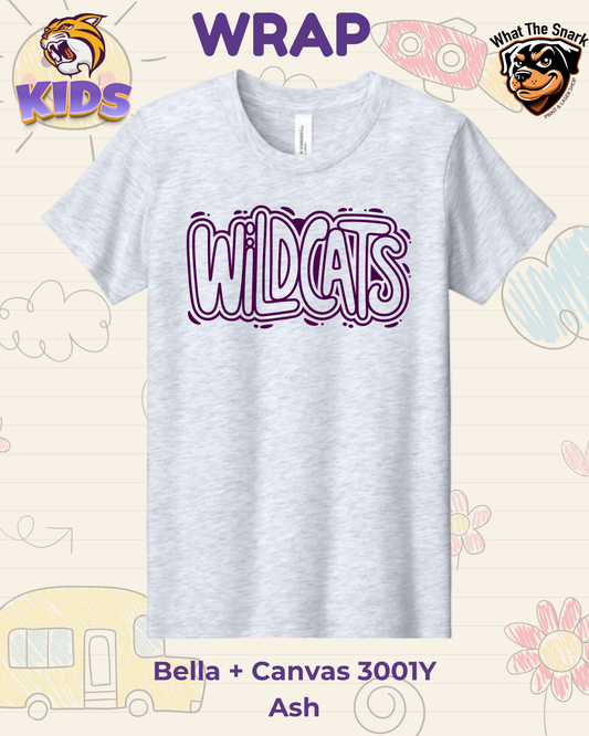 WRAP Wildcat  Bubble Pop Youth Tee