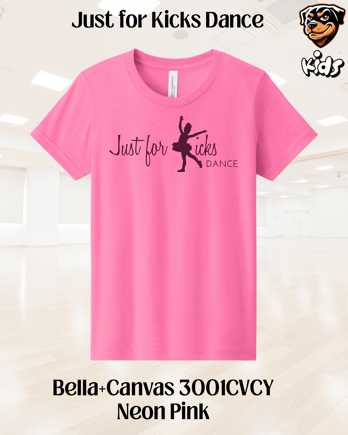 Kids Just for Kicks Logo Tee