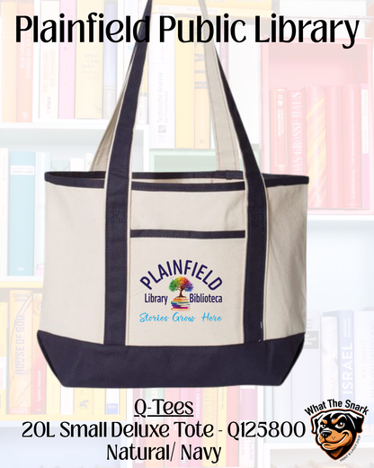 Plainfield Public Library Deluxe Tote