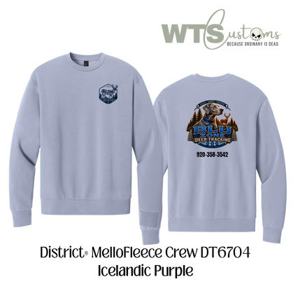 Blu Zone MelloFleece Crew Neck Sweatshirt