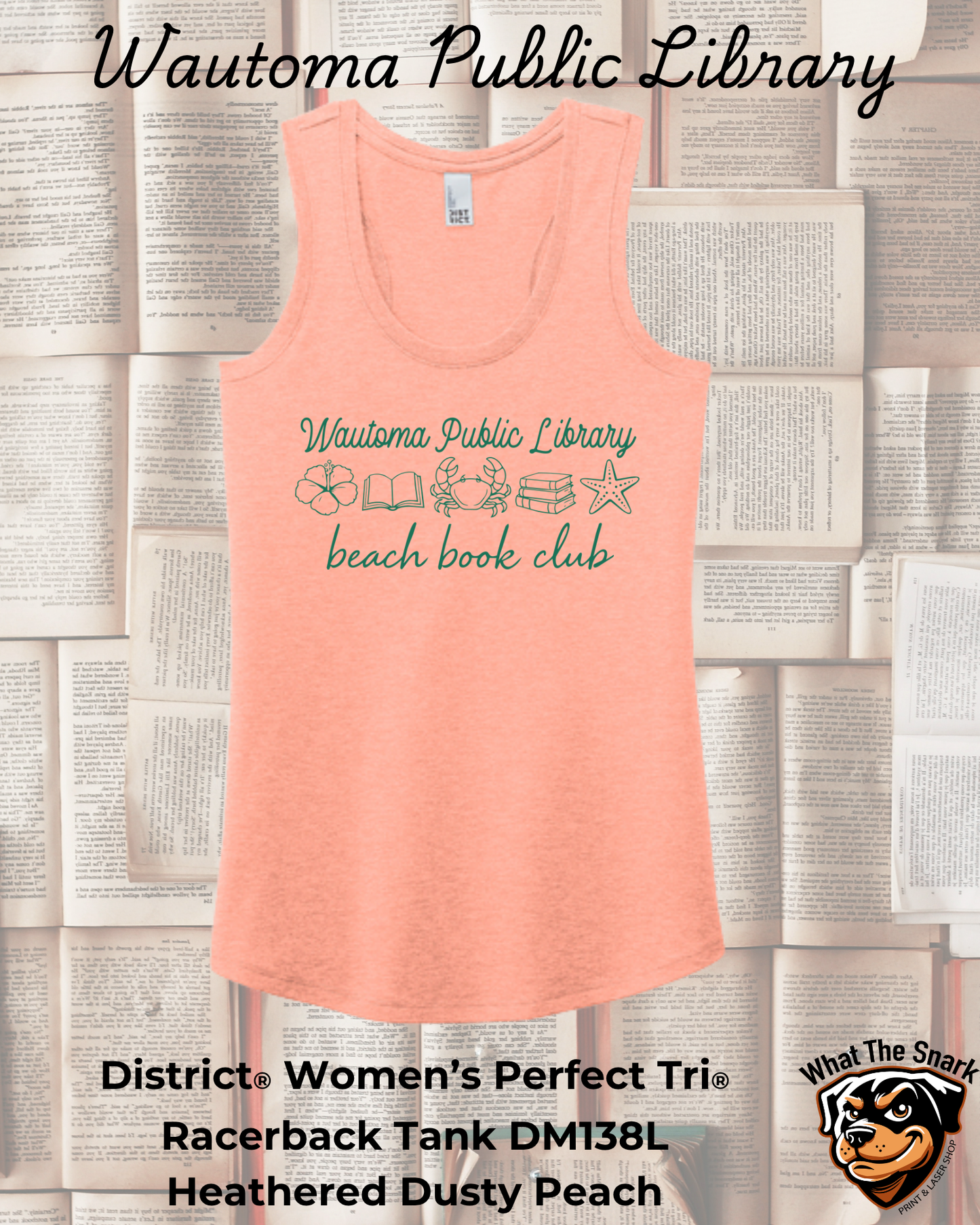 WPL Women's Beach Book Club Tank