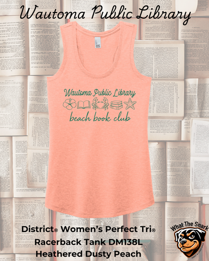 WPL Women's Beach Book Club Tank