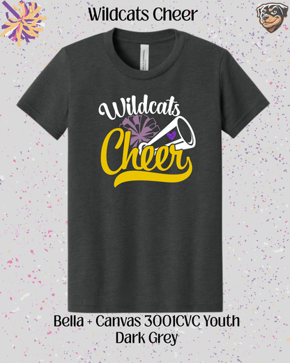 Wildcats Cheer Adult Tee