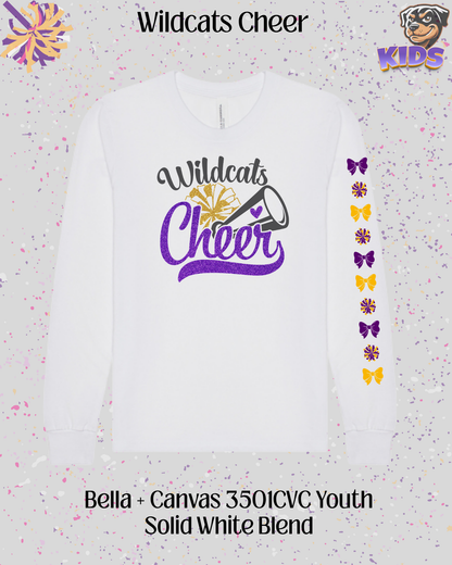 Wildcats Cheer Youth Long Sleeve