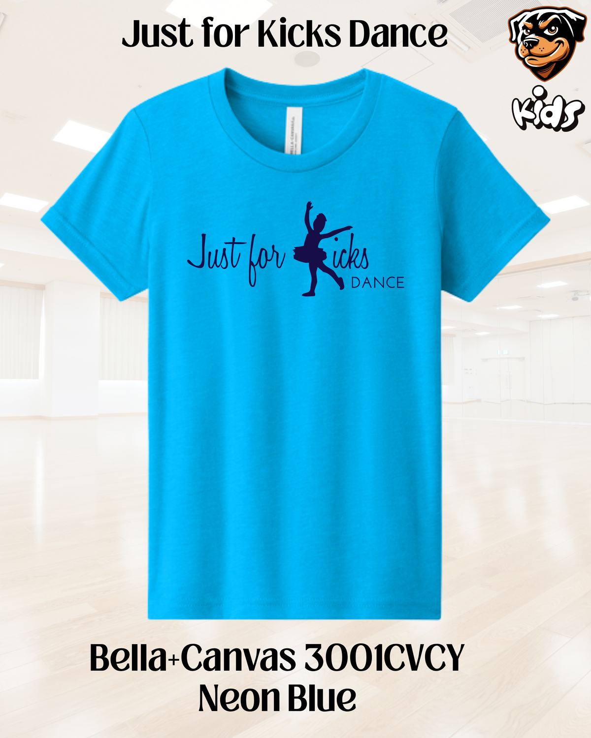 Kids Just for Kicks Logo Tee