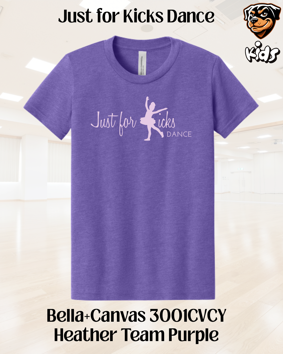 Kids Just for Kicks Logo Tee
