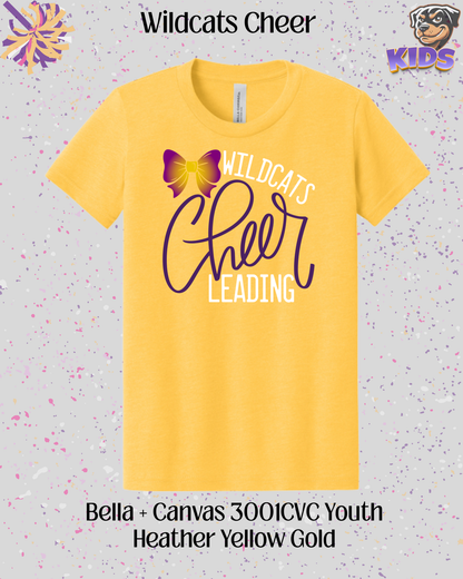 Wildcats Cheerleading Youth Tee