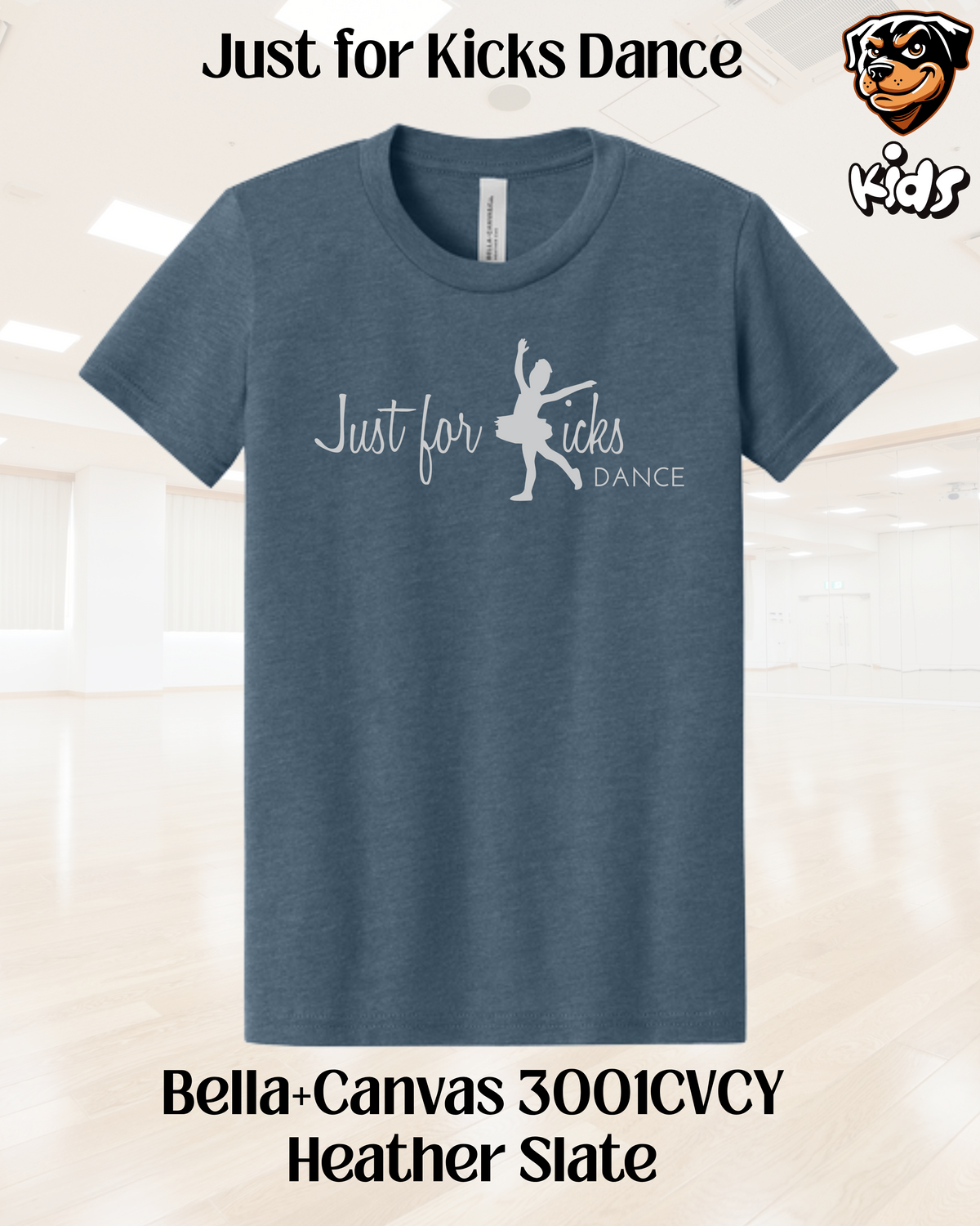 Kids Just for Kicks Logo Tee
