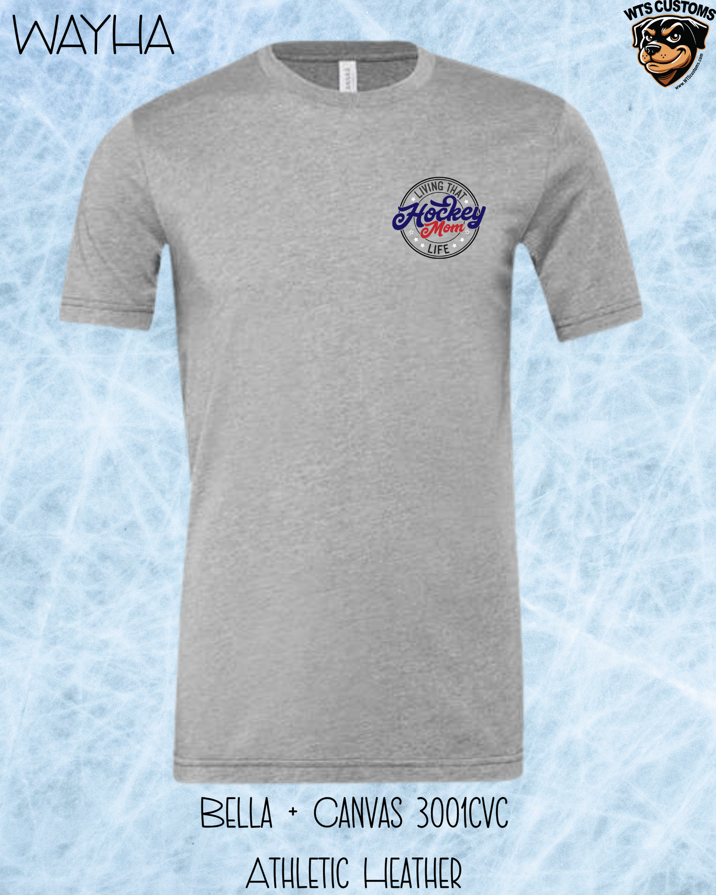 WAYHA Living that Hockey Mom Life Tee