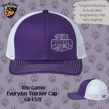 Wild Rose Wildcats Stacked Trucker Cap