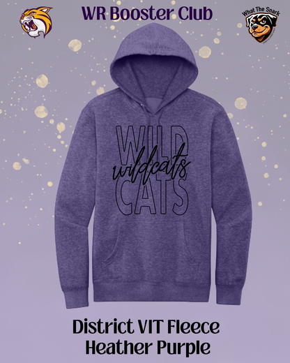 Wildcats Classic Script Overlay Hoodie