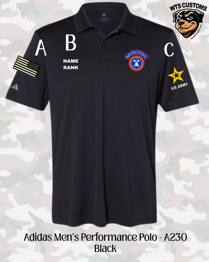 Recruiting Logo Adidas Men's Polo
