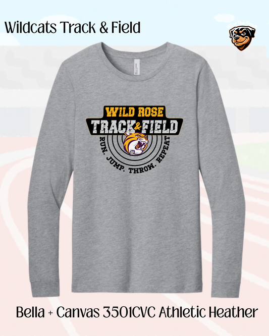 WR Run. Jump. Throw. Repeat. Cotton Long Sleeve