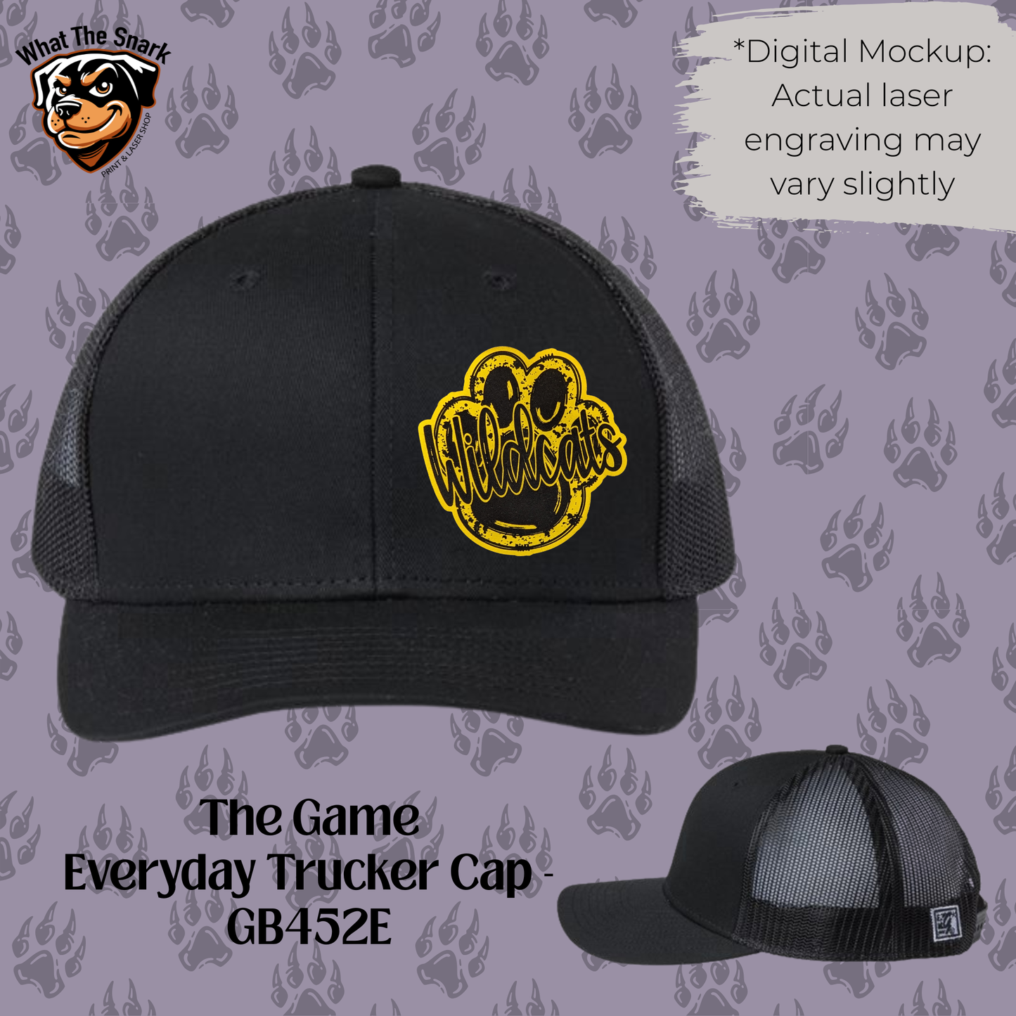 Wildcats Paw Print Trucker Hat