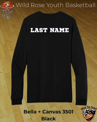 Wildcat Basketball Wordburst Long Sleeve