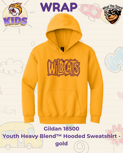 WRAP Wildcat Bubble Pop Youth Hoodie