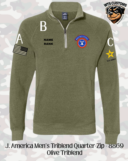 Recruiting Logo J.America 1/4 Zip