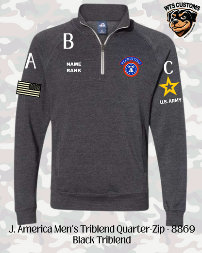 Recruiting Logo J.America 1/4 Zip