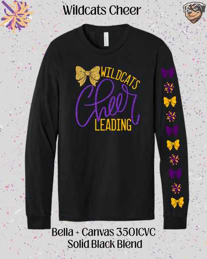 Wildcats Cheerleading Adult Long Sleeve