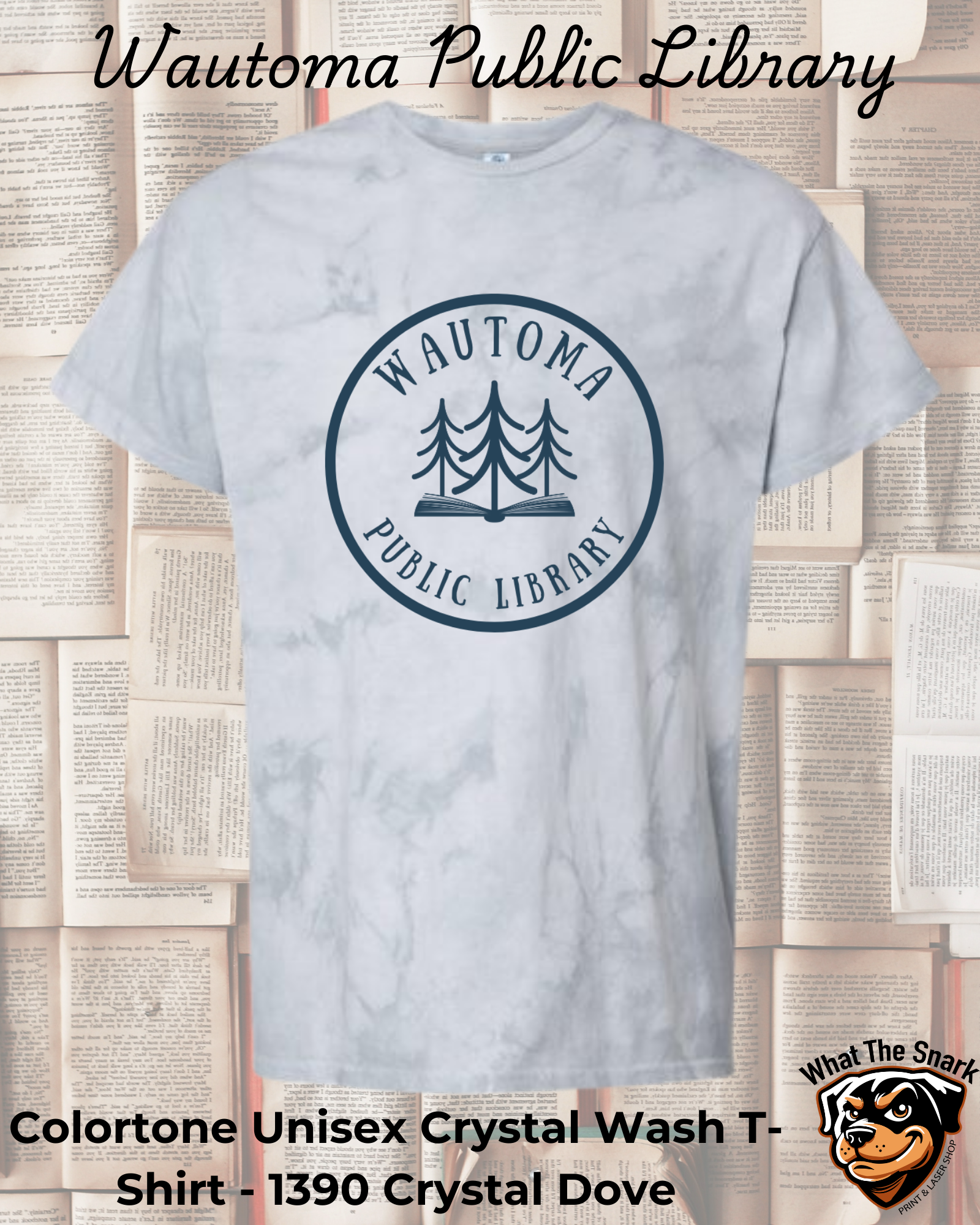 WPL logo Crystal wash T-shirt