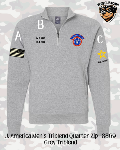 Recruiting Logo J.America 1/4 Zip