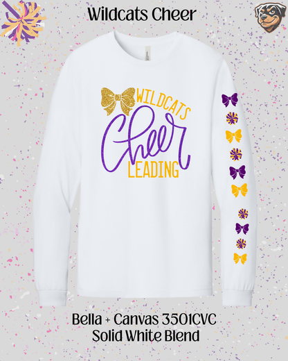 Wildcats Cheerleading Adult Long Sleeve