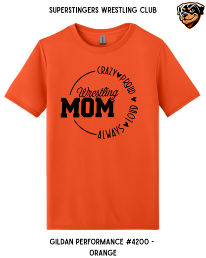 Super Stingers Crazy Proud Mom Performance Tee
