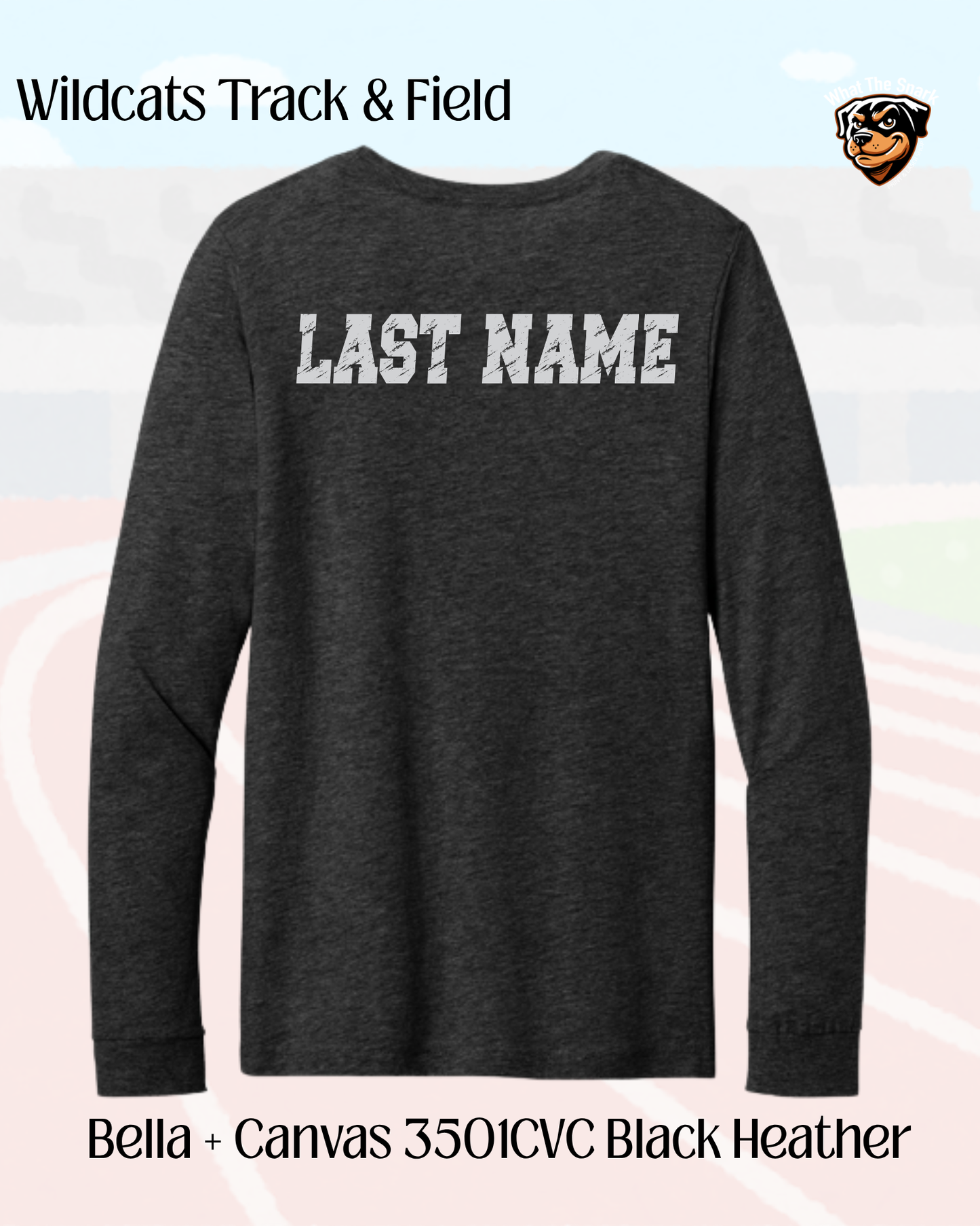 WR Run. Jump. Throw. Repeat. Cotton Long Sleeve
