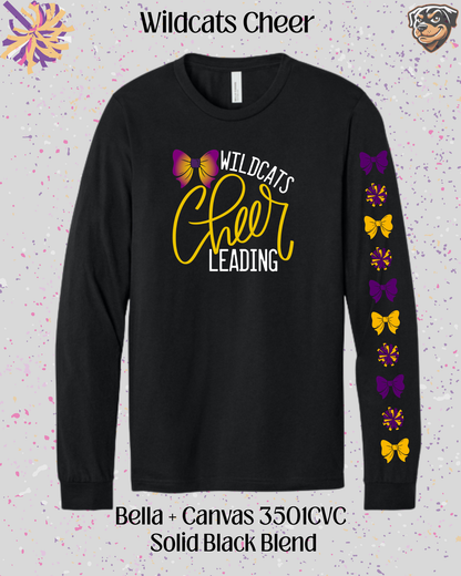 Wildcats Cheerleading Adult Long Sleeve
