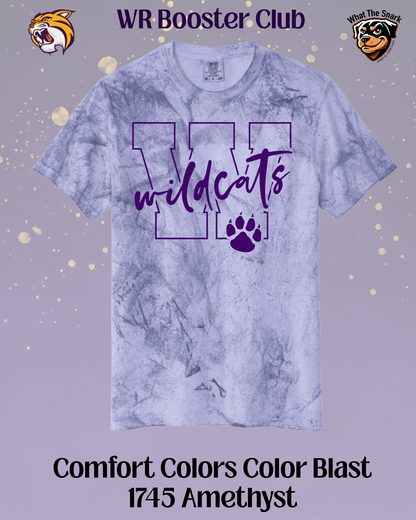 Wildcats Varsity W & Paw Print Tee