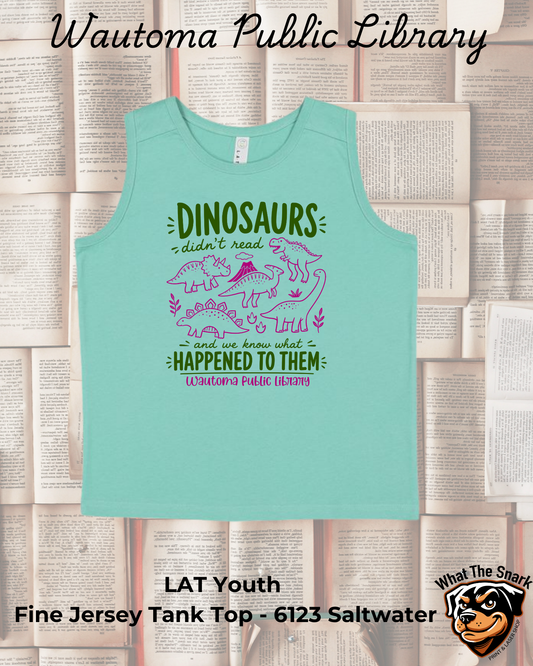 WPL Dinosaurs Didn't Read Kids Tank