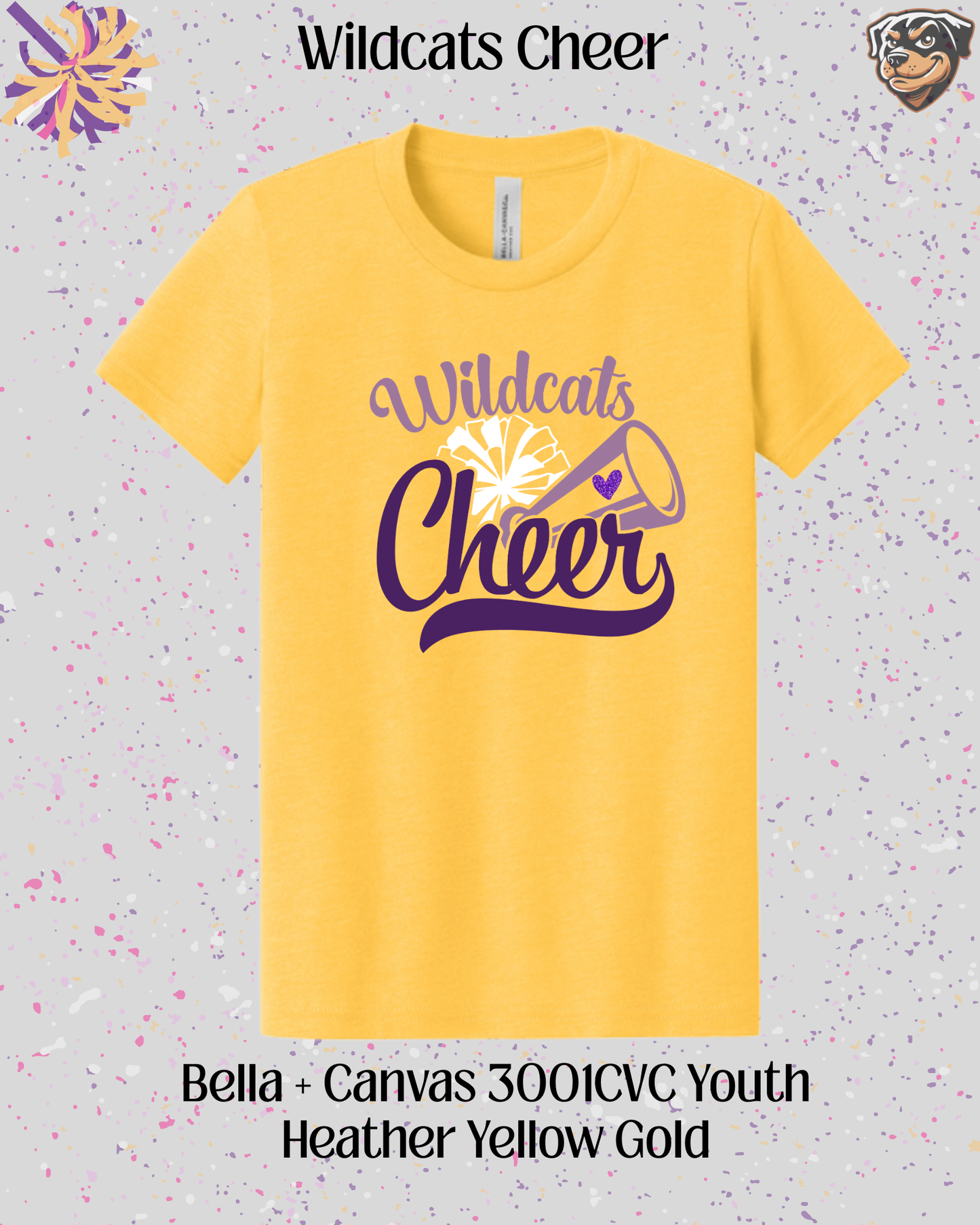 Wildcats Cheer Adult Tee